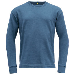 Męska bluza Devold Nibba Man Sweater niebieski BlueMelange