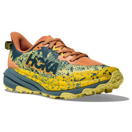 Buty dziecięce Hoka Y Speedgoat 6 Y niebieski/pomarańczowy Terra Cotta / Mountain Fog
