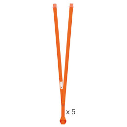 Lonża regulowana Petzl Aventex 5pc pomarańczowy orange
