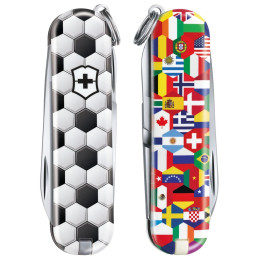 Składany nóż Victorinox Classic LE World Of Soccer czarny/biały WorldOfSoccer