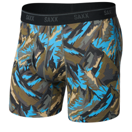 Bokserki Saxx Quest Quick Dry Mesh Boxer Brief Fly
