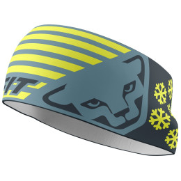 Opaska Dynafit Graphic Performance Headband niebieski/żółty 3161 - smoke blue/0720 FLAG