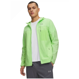Kurtka męska Under Armour Velociti Pro Storm Jacket jasnozielony Lumos Lime / / Reflective