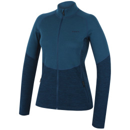 Bluza damska MOOA Merino 3D 240 niebieski lagoon blue