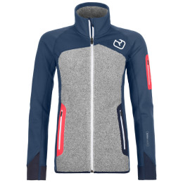 Kurtka damska Ortovox Fleece Plus Jacket niebieski NightBlue