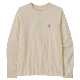 Koszulka męska Patagonia M's L/S MW Hut Tripper Skyline T-Shirt beżowy Undyed Natural