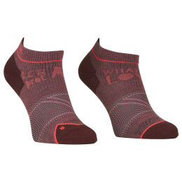 Damskie skarpety Ortovox Alpine Light Low Socks W różowy/fioletowy mountain rose