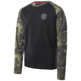 T-shirt dziecięcy Bejo Rick Ls Jrb czarny Black/Deep Depths Moro