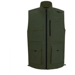 Kamizelka męska Regatta Anti-Insect Travel Light B/W zielony Dark Khaki