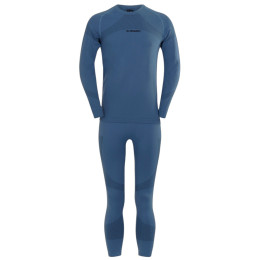 Męska bielizna termoaktywna Fundango Seamless Baselayer Set ciemnoniebieski patriot blue