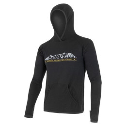 Męska bluza Sensor Merino Upper Hory czarny Black