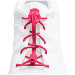 Sznurowadła Lock Laces Original różowy Hot Pink