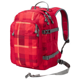 Plecak dziecięcy Jack Wolfskin Berkeley S czerwony IndianRedWovenCheck