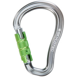 Karabinek Skylotec Axis HMS TG (triplex gate) szary/zielony Grey/Green