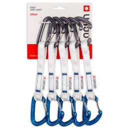Zestaw ekspresów Ocún Kestrel QD Bio-Dyn-Ring 15 mm 15 cm 5-Pack niebieski Blue