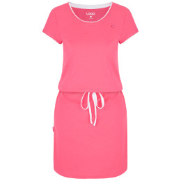 Sukienki damskie Loap Besie różowy CmRose/White