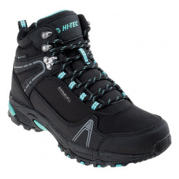 Buty damskie Hi-Tec Hapiter Mid WP Wo's czarny/niebieski Black/Turquoise