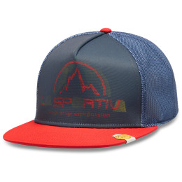 Bejsbolówka La Sportiva LS Trucker czerwony Mountain Red/Night Sky