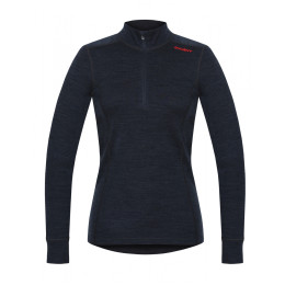 Bluza damska Husky Aron zip L (2022) czarny/niebieski