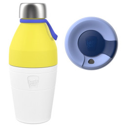 Kubek termiczny KeepCup Helix Thermal Kit 3v1 M biały/niebieski Solo