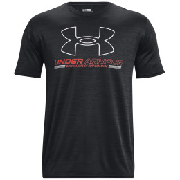 Męska koszulka Under Armour Training Vent Graphic SS czarny Black / Beta / White