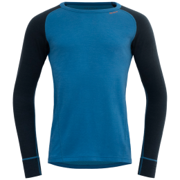 Męska koszulka Devold Duo Active Merino 205 Shirt niebieski BLUE/INK