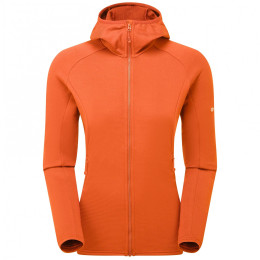 Bluza damska Montane Protium Hoodie pomarańczowy TIGERLILY