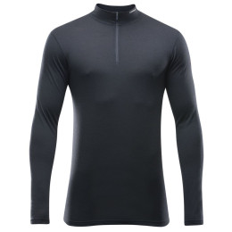 Koszulka męska Devold Breeze Man Half Zip Neck czarny Black