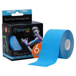 Taśma kinesiotaping BronVit Sport Kinesio Tape classic 5 cm x 6m