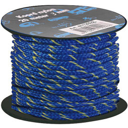 Sznurek do namiotu Bo-Camp Nylon Guy Rope 20m 3mm niebieski/żółty Blue