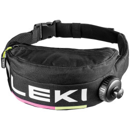 Nerka biegowa Leki Drinkbelt Thermo Compact czarny black-neonpink-neonyellow