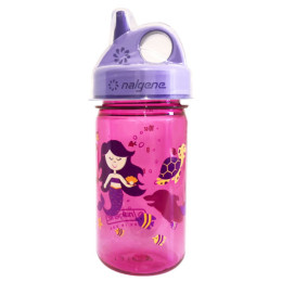 Butelka dla dziecka Nalgene Grip-n-Gulp 350 ml Sustain różowy Purple Mermaid,w/Cover