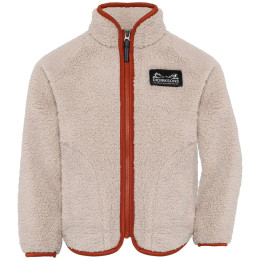 Bluza dziecięca Didriksons Gibbs Kids Fullzip 2 Beach Beige/Rust beżowy Beach Beige/Rust