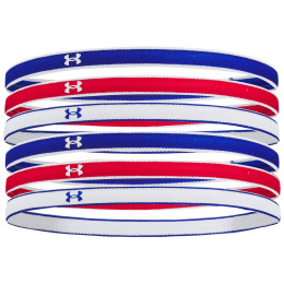 Opaska Under Armour Mini Headbands niebieski/biały Royal / Red / White