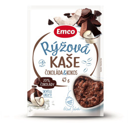 Kasza Emco Kasza ryżowa czekoladowo-kokosowa 45g