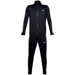 Zestaw dla mężczyzn Under Armour Knit Track Suit czarny Black//White