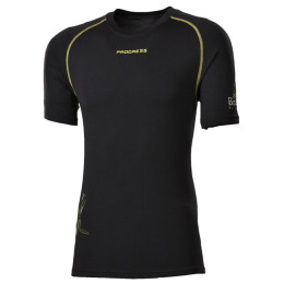Koszulka męska Progress Triko NKR 28CA kr.r. czarny Black/GreenStitching