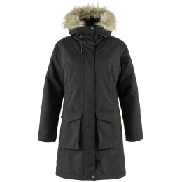 Damski płaszcz zimowy Fjällräven Nuuk Lite Parka czarny Black