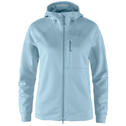 Kurtka damska Fjällräven Abisko Grid Fleece Hoodie W jasnoniebieski Breeze Blue