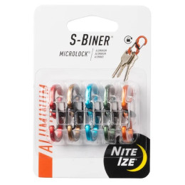 Karabińczyk pomocniczy Nite Ize S-Biner Microlock hliník