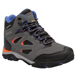 Buty dziecięce Regatta Holcombe IEP Jnr szary/niebieski Briar/Blzeor