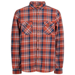 Koszula męska Fundango Roddy Lined Shirt czerwony blood
