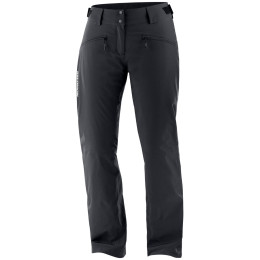 Damskie spodnie narciarskie Salomon Edge Pant W czarny DEEP BLACK