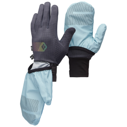 Rękawice turystyczne Black Diamond Gridtech Storm Hood Gloves niebieski/szary Carbon-Glacier (9642)