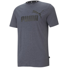 Koszulka męska Puma ESS Heather Tee zarys blue