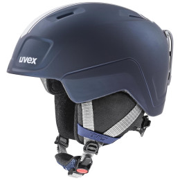 Kask narciarski dla dzieci Uvex Heyya Pro ciemnoniebieski race midnight - silver mat