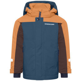 Dziecięca kurtka zimowa Didriksons Neptun Kids Jkt 5 Mountain Blue turkusowy Mountain Blue