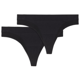 Majtki damskie Puma 3D Knit Sport Strings 2P czarny black