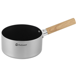Garnek Outwell Feast Ceramic Saucepan 1.5 L srebrny Black & Grey