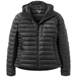 Kurtka damska Rab Microlight Alpine Down Hoody czarny